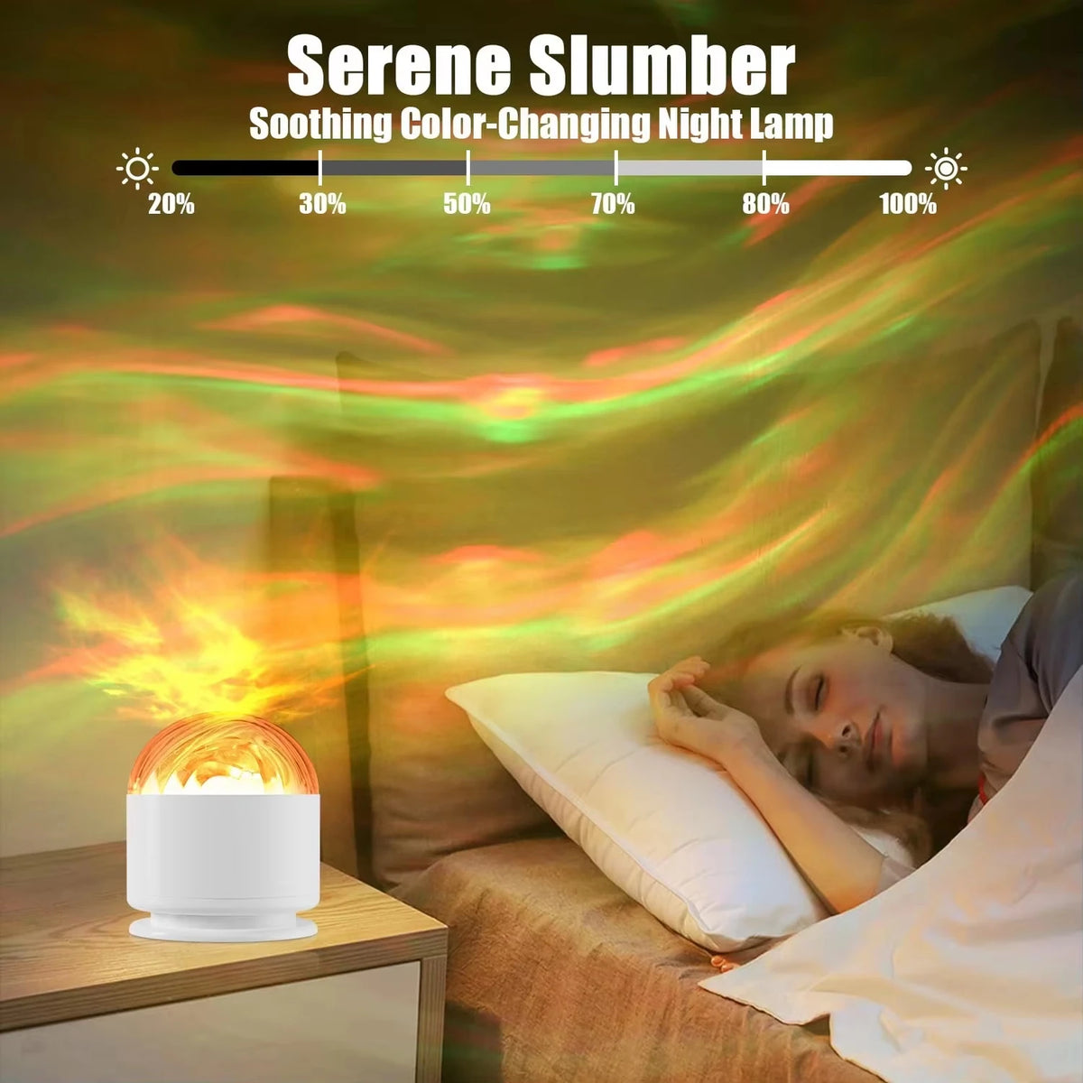 Projector lamp with remote