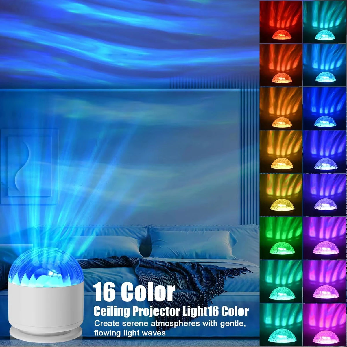 Water ripple light effect