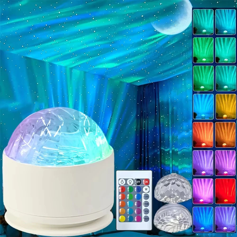 Aurora Vortex RGB projector lamp