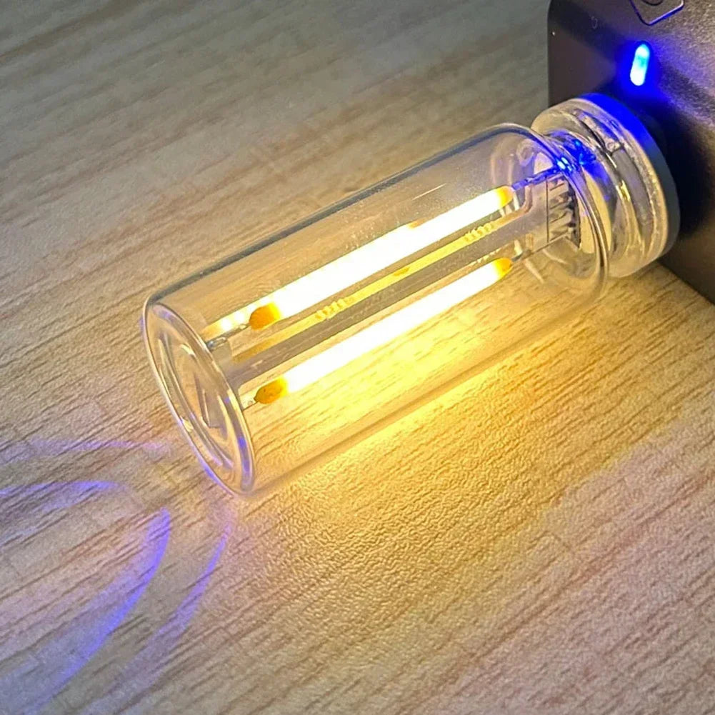 Retro LED Edison Bulb Night Light – USB Touch Dimming
