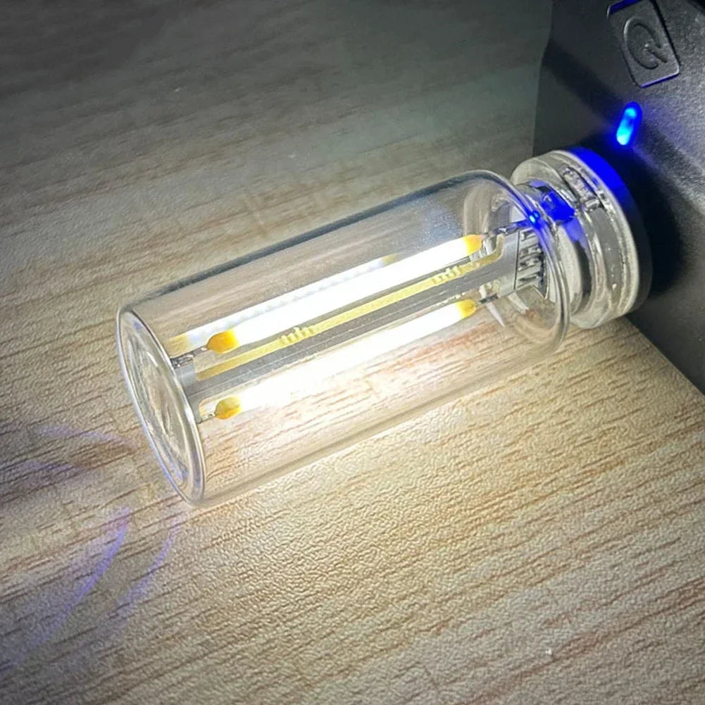 Retro LED Edison Bulb Night Light – USB Touch Dimming