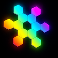 RGB Hexagon Wall Lights – Bluetooth App & Remote (8 or 12 Pack)